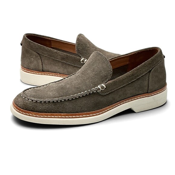 Allen Edmonds Mens Wilder Venetian Loafer Moccasins Size 7.5 D Mushroom Suede main image 11